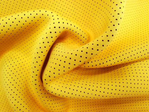 Perforated Jersey Bonded Scuba- Gold #12161