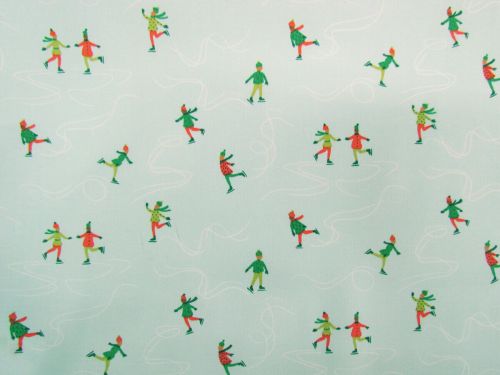 Liberty Cotton- Festive Fair Collection- Ice Dancing- A