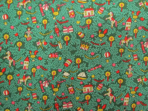 Liberty Cotton- Festive Fair Collection- Toy Tree- A