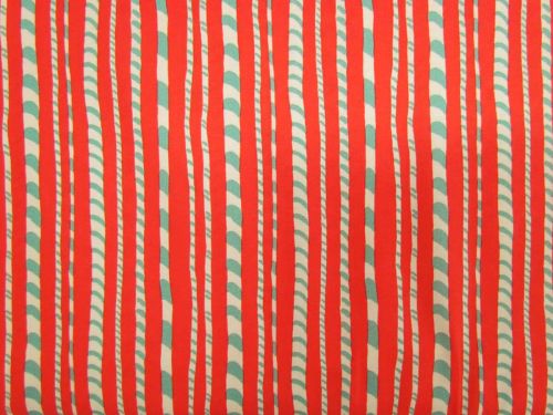Liberty Cotton- Festive Fair Collection- Candy Cane Stripe- A