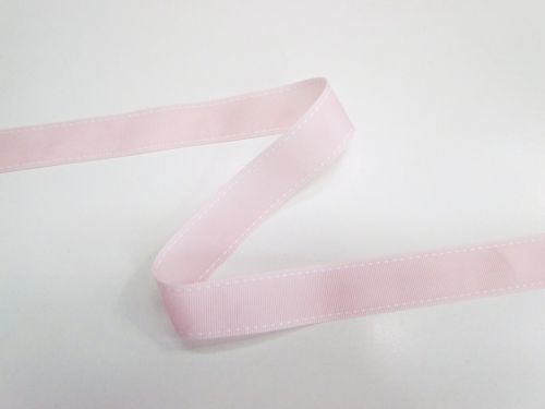 22mm Stitch Grosgrain Ribbon- Pink #T748