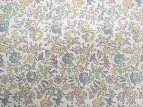 Liberty Cotton- Flower Show Pebble Collection- Mamie Flower- A