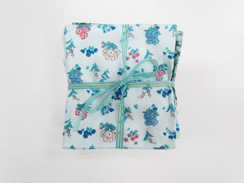 Liberty Cotton 6 x Fat 1/4 Pack- Blue