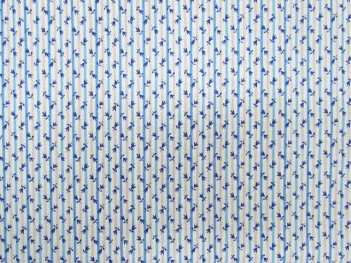 Liberty Cotton- Collector's Home- Millefleur Stripe- A