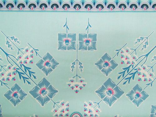 55cm Panel- Liberty Cotton- The Deco Dance Collection- Deco Dance Tile- A