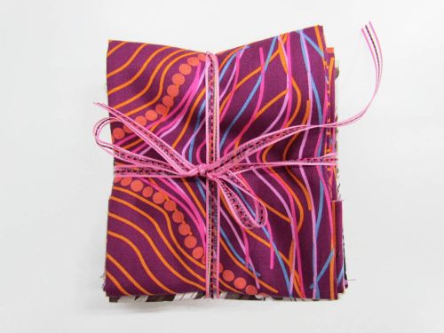 Australian Indigenous Cotton 6 x 1/4 Pack- Wangal