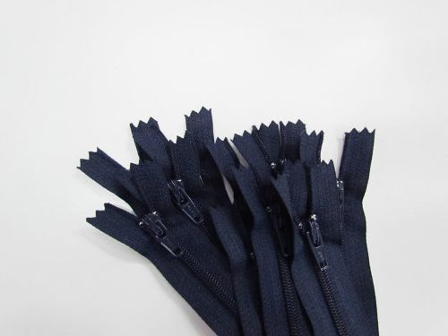 10cm Dress Zip 10 Pack- Navy Blue- ZP02