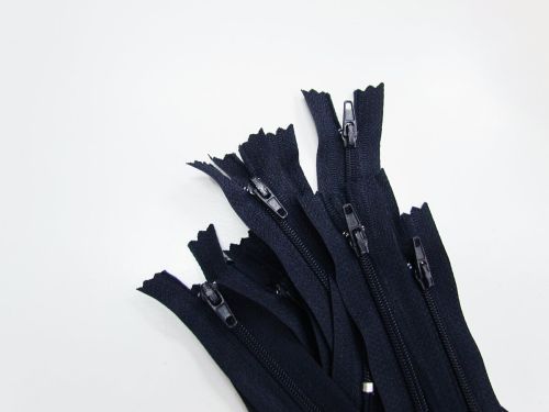 10cm Dress Zip 10 Pack- Midnight Navy- ZP03