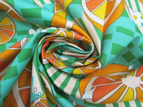 5.3oz Cotton Drill- Devonstone Collection- Summer Abroad- Spritz Green- DVF1122