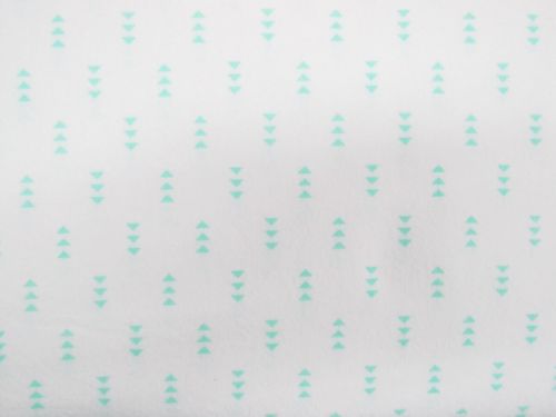 Cozy Cotton Flannel- Arrows- Sea Mist
