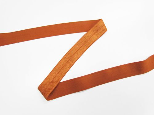 25mm Shiny Fold Over Elastic- Copper #T976