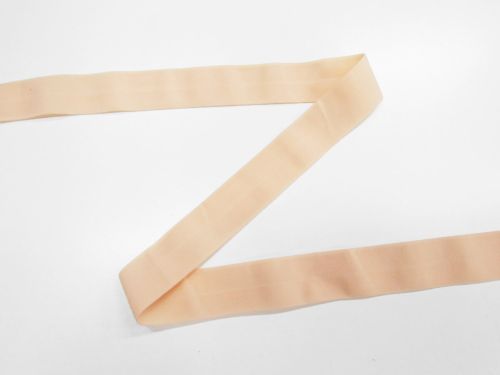 25mm Matte Fold Over Elastic- Pastel Peach #T989