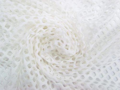 Fishnet Mesh- Diamond White #13881
