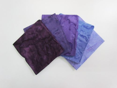 Tonal Batik- 5 x Fat 1/4 Pack- Grape
