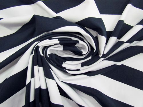 Whale Stripe Matte Spandex #14275