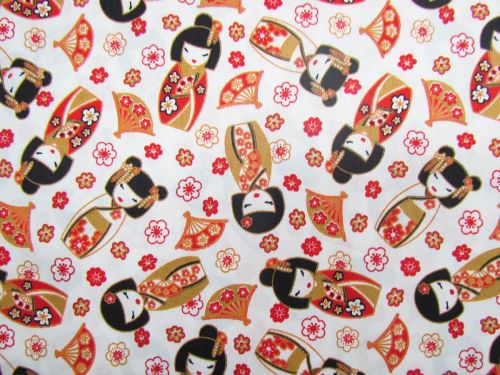 Cherry Blossom Doll Cotton #PW1574