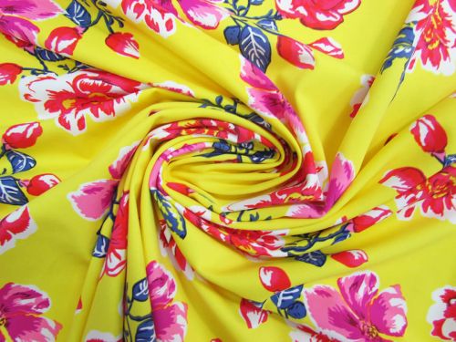 Lemon Blossom Matte Spandex #14301