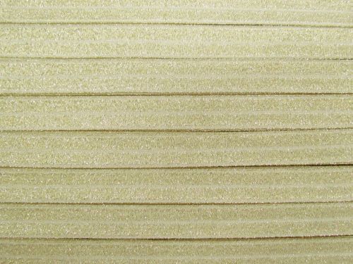 16mm Metallic Fold Over Elastic- Gold #T1050