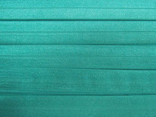 25mm Shiny Fold Over Elastic- Jade #T1057