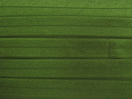 25mm Shiny Fold Over Elastic- Military Green #T1060