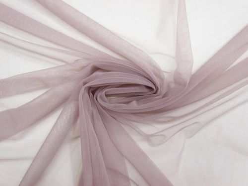 Fine 2 Way Stretch Mesh- Lilac Grey #14630