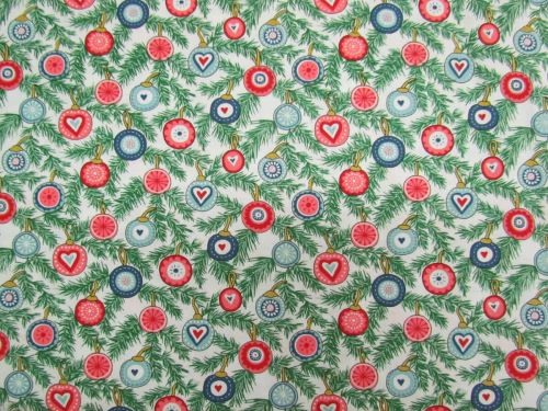 Liberty Cotton- A Woodland Christmas- Festive Baubles- A