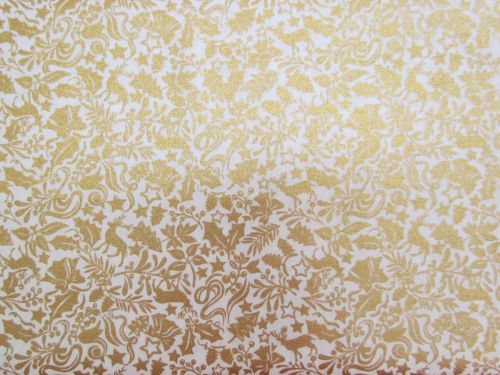 Liberty Cotton- A Woodland Christmas- Enchanted Forest- B