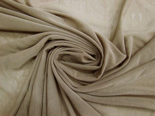 2 Way Stretch Mesh- Taupe #14828