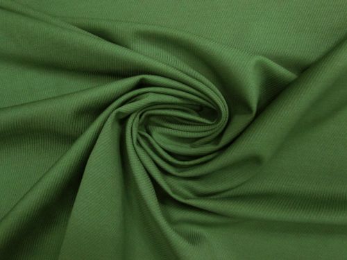 Stretch Wool Viscose Twill Suiting- Wilderness Green #14851