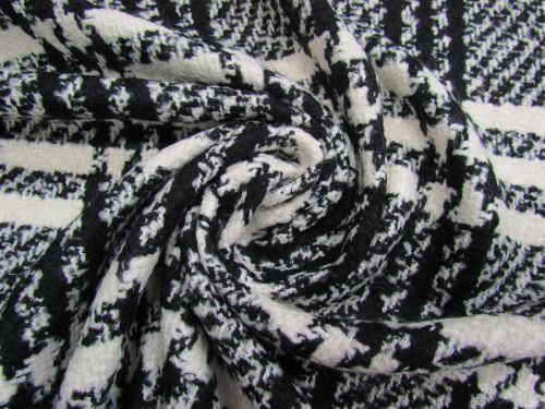 Piano Plaid Wool Blend Tweed #14945