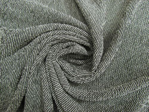 Stretch Wool Cotton Boucle Suiting- City Grey #15121