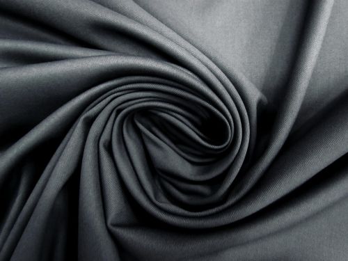 1.4m Final Remnant Piece- Stretch Rayon Blend Twill Suiting- Steampunk Grey #11711