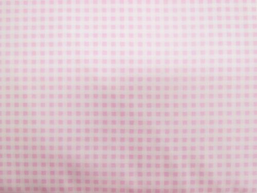 Mini Gingham Cotton- Doll Pink #PW1594