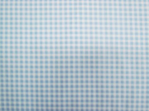 Mini Gingham Cotton- Sky Blue #PW1596
