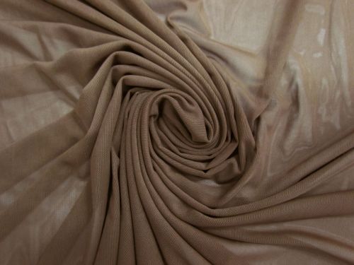 2 Way Stretch Mesh- Mushroom Brown #15162