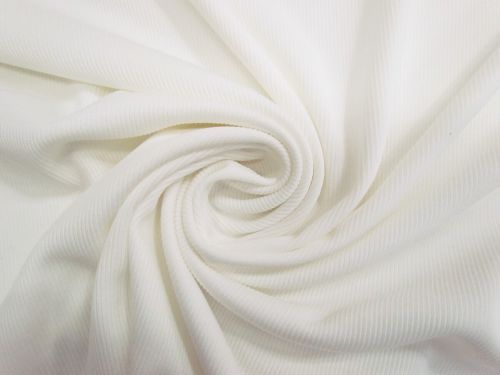 2x2 Rib Knit- Mouse Ivory #15256