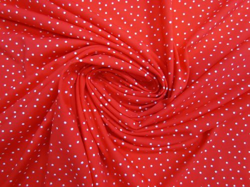 Strawberry Freckle Spot Matte Spandex #15283