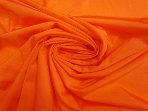 Lightweight Shiny Spandex- Carrot Orange #15295