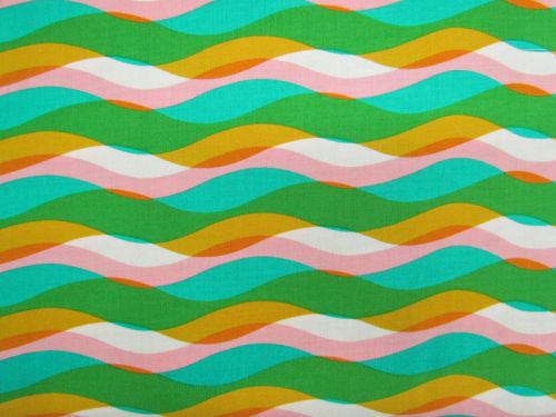 Ruby Star Society Cotton- Poolside Too- Poolside Waves- Tropic