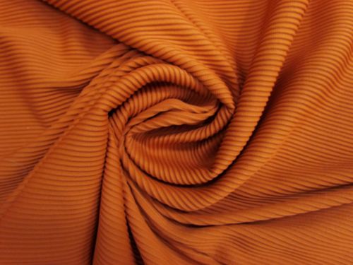 Ribbed Spandex- Pumpkin Orange #15301