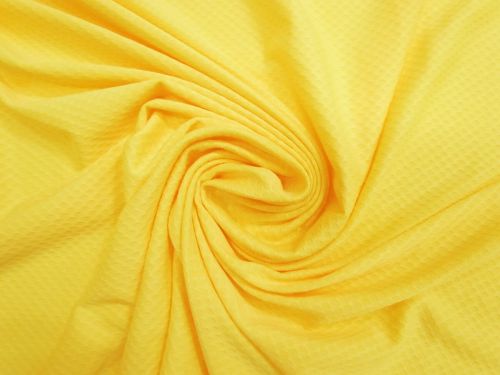 Honeycomb Waffle Spandex- Sunflower Yellow #15310