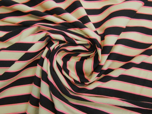 *Seconds* Liquorice Allsorts Stripe Spandex #15672
