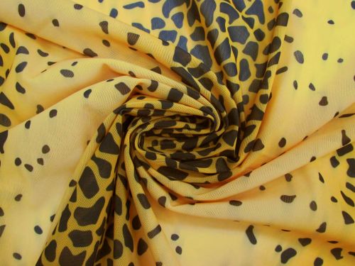 45cm Final Remnant Piece- *Seconds* Jungle Spot Heavyweight Powermesh #14646