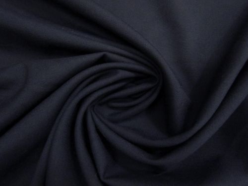 Wool Blend Suiting- Astronaut Navy #15376