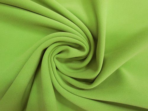 Stretch Bonded Crepe- Parrot Green #15405