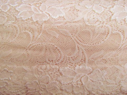 *Seconds* 17cm Dainty Petals Stretch Lace Trim- Pink #T1440