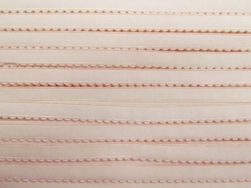 *Seconds* 11mm Lingerie Picot Elastic- Pastel Peach #T1448