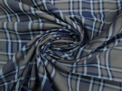 Rachel Plaid Viscose Blend Suiting #15458