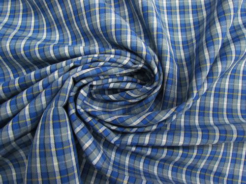 Elle Plaid Viscose Blend Suiting #15459