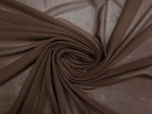 2 Way Stretch Mesh- Chocolate Fondue #15478